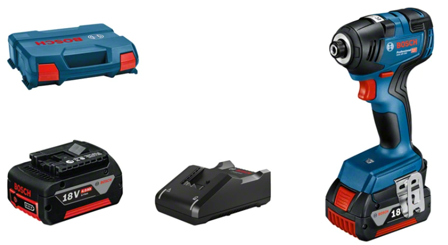 Bosch GDR 18V-200 Slagskruvdragare med batteri och laddare, Maskiner