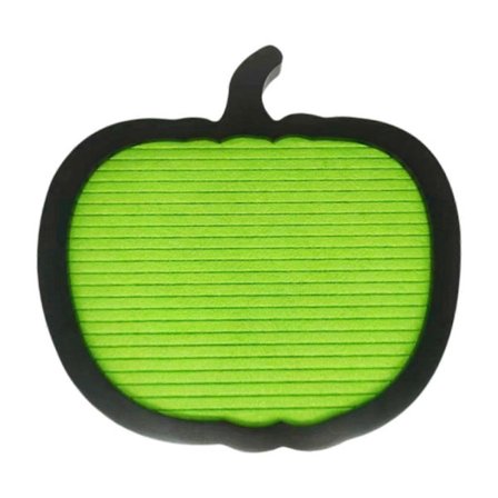 2025 Pumpformad Anslagstavla, Spöklik Halloween-dekor, Gotiska Gåvor, Filtmeddelande Grön