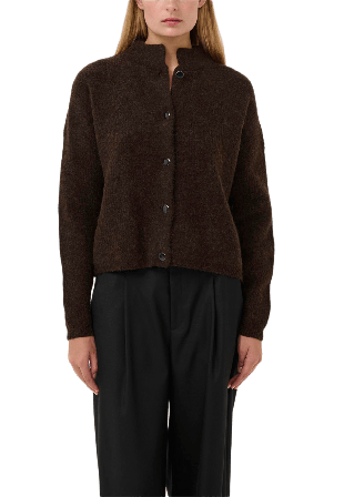 Gestuz AlphaGZ Short Cardigan Tröjor Dam Brun XS