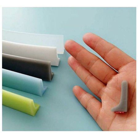 BF Badrumsvattenstoppremsa hopfällbar duschbarriär och system vit 1m