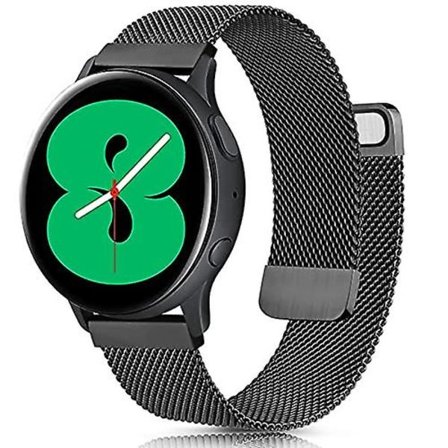Milanolainen hihna Samsung Galaxy Watch 4 Active 2 Huawei Watch Gt2 magneettisolki metalli hengittävä ranneke Amazfit Gtr