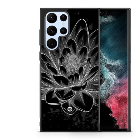 Bjornberry Skal Samsung Galaxy S22 Ultra 5g-svart/vit Lotus