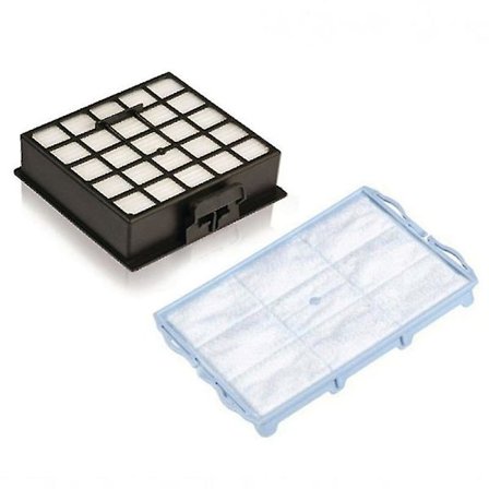 1 stk. motorfilter og 1 stk. Hepa-filter kompatibelt med Bosch Bsgl Vsz Bsd Bsa