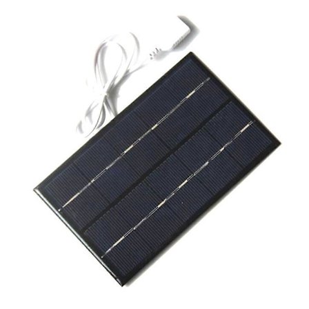 2W 5V 380MA USB Mini Solpanel Modul DIY Polysilicium Solcelleoplader til Telefon USB Ventilator