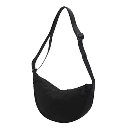 Crescent Liten Crossbody-väska för Dam och Herr, Halvmåne-Xin