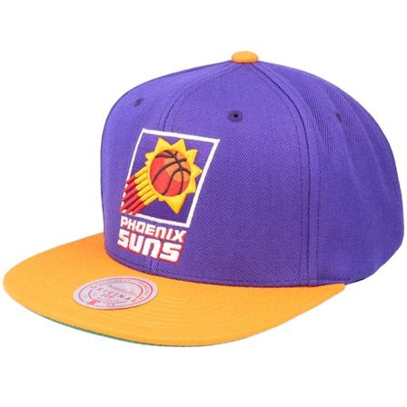 Mitchell & Ness - NBA Viola snapback Cappellino - Phoenix Suns Team 2 Tone 2.0 Purple/Orange Snapback @ Hatstore