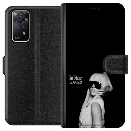 Kompatibel Tegnebogsetui til Xiaomi Redmi Note 11 Pro 5G Stranger Things plakat med cyklende silhuetter og rød lynstorm i dramatisk retrodesign