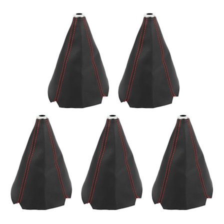 5x Universal Auto Manuell Växelspak Knopp Dammskydd Växel Damask Växelväxlare Damask Växelspak