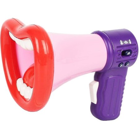 Stor Mund Sjov Stemmeskifter Megafon Legetøj Dreng Barn Julefest Gaver (rød)