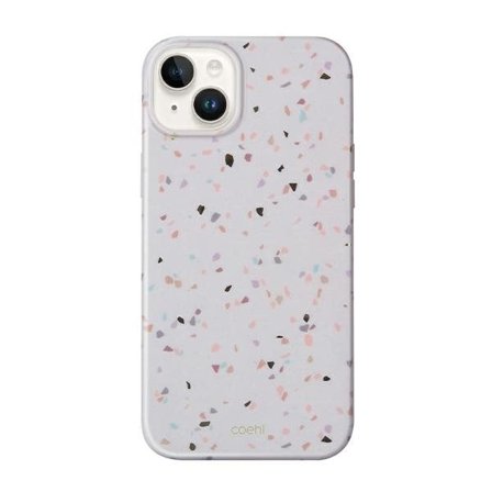 Uniq Coehl Terrazzo-etui til iPhone 14 Plus - sand