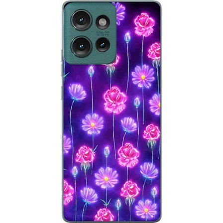 Kompatibelt Mobildeksel til Motorola Edge 50 Bloom Reverie Electric Petals