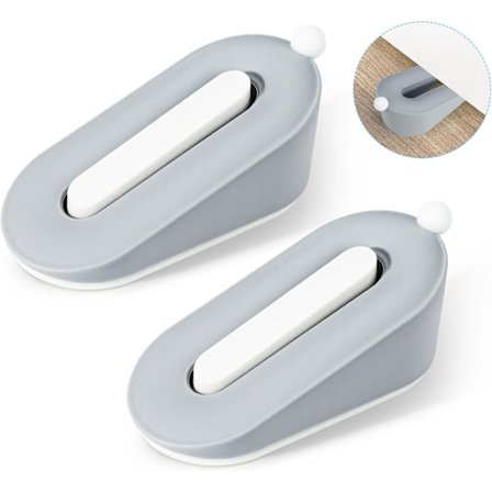 2 st Dörrstoppar för dörrens nederkant, Dörrstopp i gummi, Söt dörrstopp, Dörrstoppkil i gummi med hållare, Dörrkilar för hem, kontor och kommersiella