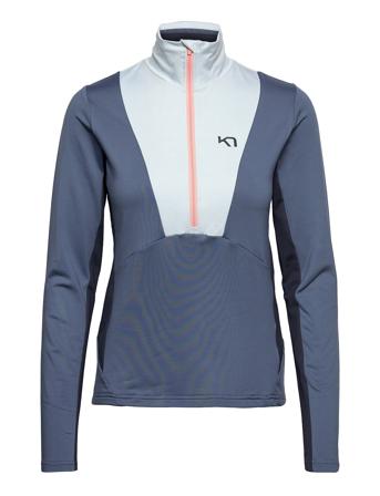 Karen H/Z Midlayer Sweat-shirts & Hoodies Fleeces & Midlayers Blå Kari Traa*Betinget Tilbud