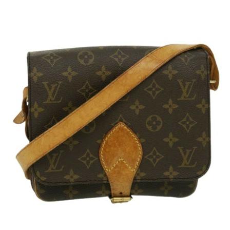 Louis Vuitton Vintage, Pre-owned Canvas Cartouchiere Bruin, Dames, Maat:ONE Size