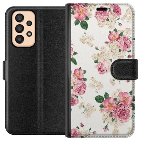 Kompatibelt Lommeboketui til Samsung Samsung Galaxy A33 5G Retro Blomster