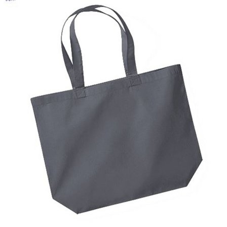 Westford Mill Maxi Tote/Shopper Bag For Life One Size Graphite