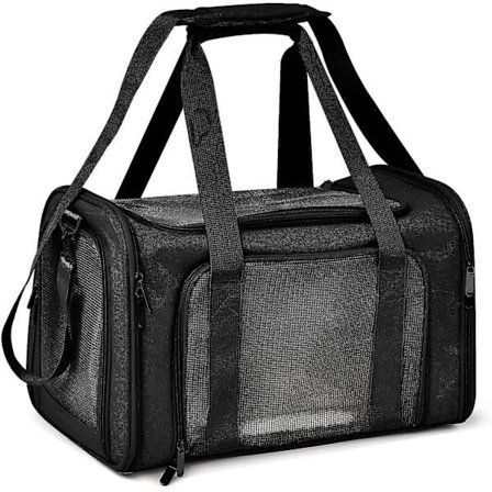 Dyretransportkasse til små og mellemstore katte, hunde og hvalpe op til 15 lbs