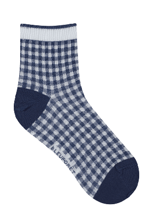 BleuForêt Socka,Vichyrutor Sockor Dam Blå 36/38