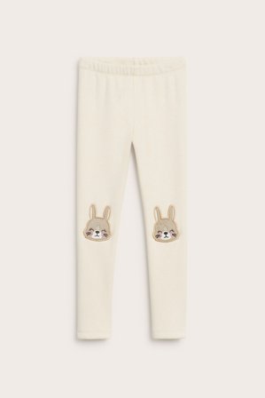 Kappahl | Ocieplane legginsy | Jasnobeżowy