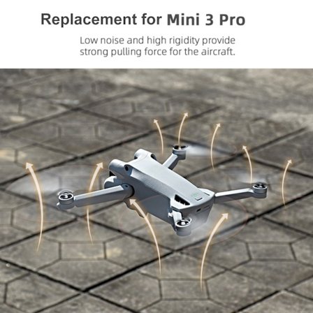 16 st Propellrar Ersättning för DJI MINI 3 PRO Fjärrkontroll Drönartillbehör