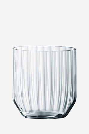 Spiegelau - Whisky Tumbler Linear 4-pakning - Transparent - Drinkglass & shotglass - Fra Homeroom