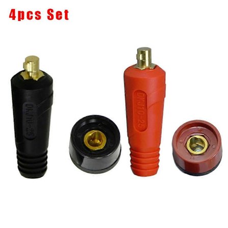 4 TIG Sveiseutstyr Kabel Panel Kobling Socket DKJ10-25 Og DKZ10-25 Sveisemateriale Metallbearbeiding XZA