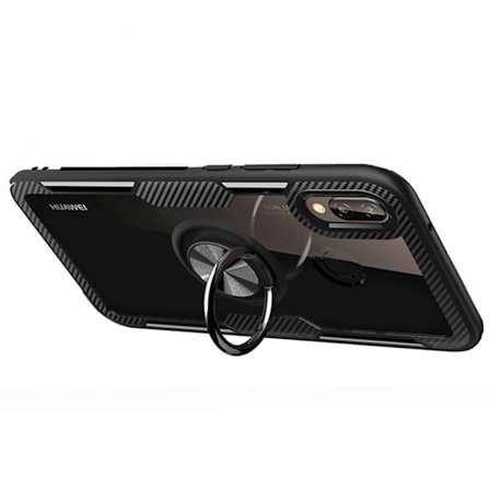Smidigt Skal med Ringhållare - Huawei P20 Lite
