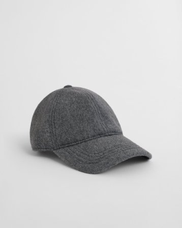 GANT Damen Lustrous Melton Cap (ONE SIZE) Grau