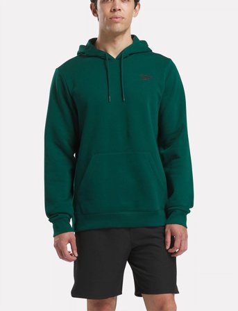 Reebok Performance Reebok Identity Small Logo Fleece H - Green - M