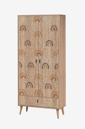 Hanah Home - Garderobeskap - Cany - Beige - Klesoppbevaring - Fra Homeroom