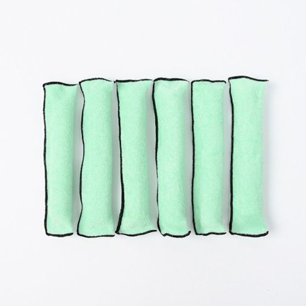 Ikke-varme krøllejern Heatless Curl Stick GRØN