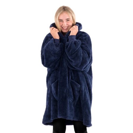 Snug Rug Sherpa Hoodie Blå