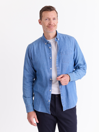 Chambray skjorte
