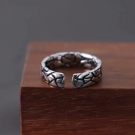 Gotisk Punk Silver Färg Dargon Ringar Män Kvinnor Öppning Justerbar Finger Ring Vintage Y2K Estetisk Trendiga Smycken Dropshipping