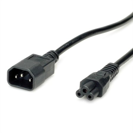 VALUE Power Cable Black 1.8 M C14