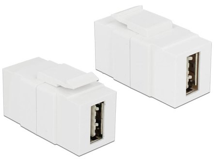 Delock Keystone module - USB-adapter - USB til USB