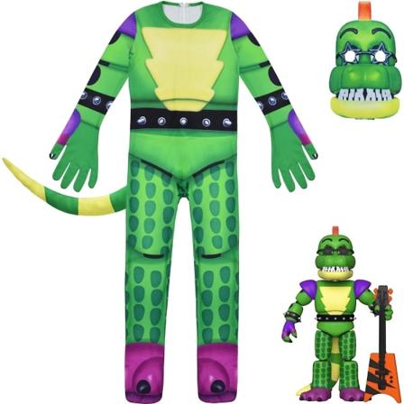Festkläder för barn Five Nights Freddy Bear Cosplay Kostym Med Mask Pojkar Flickor Body Halloween Fancy Jumpsuits Z 30 1 130 1 130