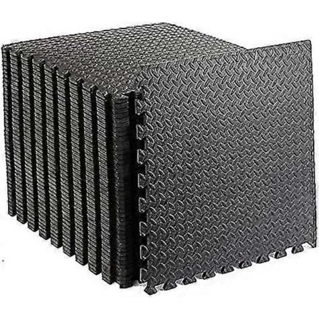 10 stk Treningsmatte Gymmatte Ekstra Tykke Sammenlåsende Skumgulvmatter Store Gymgulv Treningsmatter Gymgulv Myk Gulvmatte