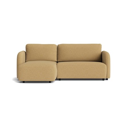 Arezzo chaiselong sovesofa, venstrevendt - Puente Gul - 241x154x90 - Sofa, sovesofa, chaiselong