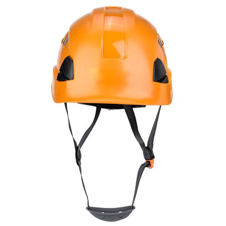 Udendørs Redningshjelm Klatrehjelm Sikkerhed Rappelling Udstyr Belay Anordning til Huleudforskning (orange)