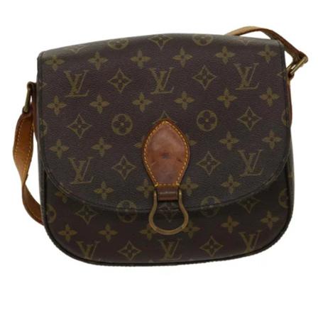 Louis Vuitton Vintage, Pre-owned Canvas louis-vuitton-bags Bruin, Dames, Maat:ONE Size