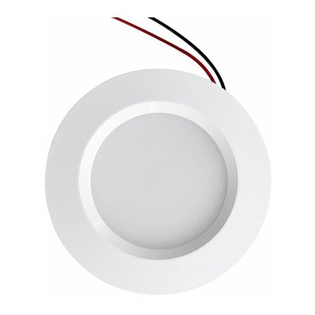 Mini LED Infälld Spotlight Borr 55mm Diameter 68mm Kompakt 3W DC12V Vattentät IP54 Badrum, Kök, Möbler (Aluminium, Naturvit_xx