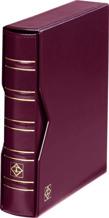 OPTIMA Classic ringbind og kassette - Rød