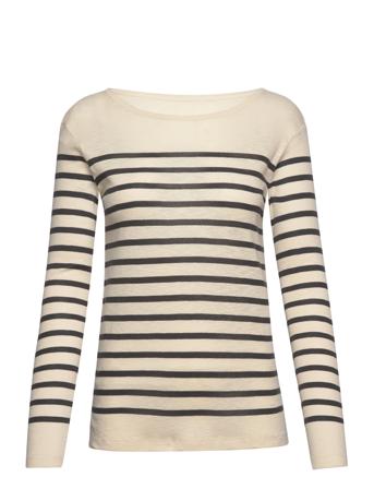 Clear Tee Stripe Moshi Moshi Mind Beige