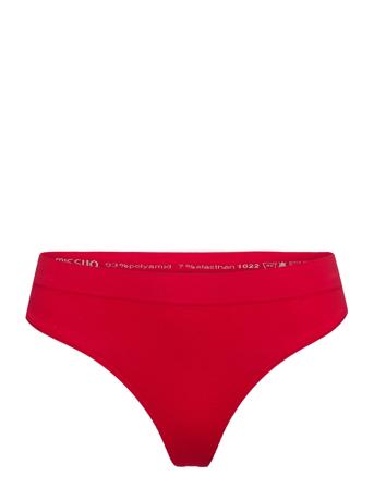 Lucia String Solid Stringit Alusvaatteet Punainen Missya