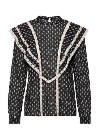 Sllinetta Blouse Ls Black Soaked In Luxury