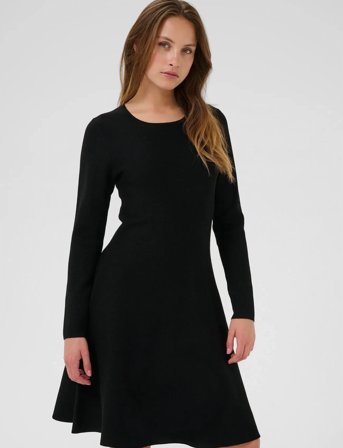 Kaffe Kamalina Knit Dress - Black - M