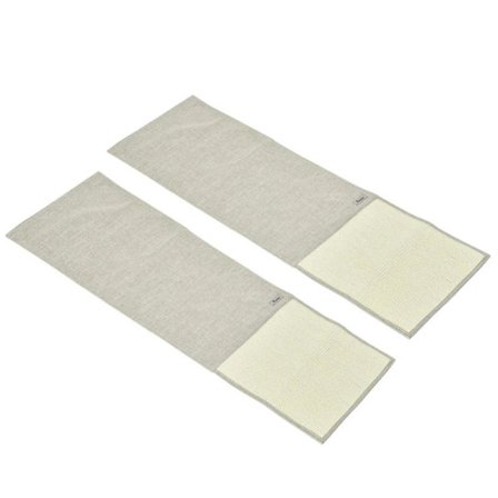 Rootz Scratch Mat - Naarmuuntumissuoja sohva Sisal Scratch Matto Kissalle - Nojatuoli sohva - Kissan raaputusmatto - Beige + harmaa - 130 x 45 x 0,3 c