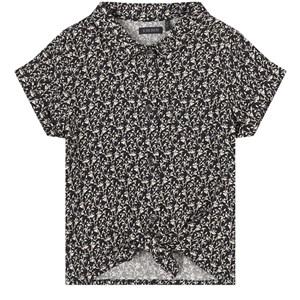 Kids - IKKS Black Lily Print Blouse 12 years - Tops - 12 years - Black