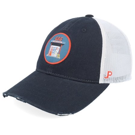 Jim Pilleus - Black - trucker - Cap - Gas Station 2 Black/White Trucker - Hatstore